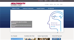 Desktop Screenshot of healthsouthfayetteville.com